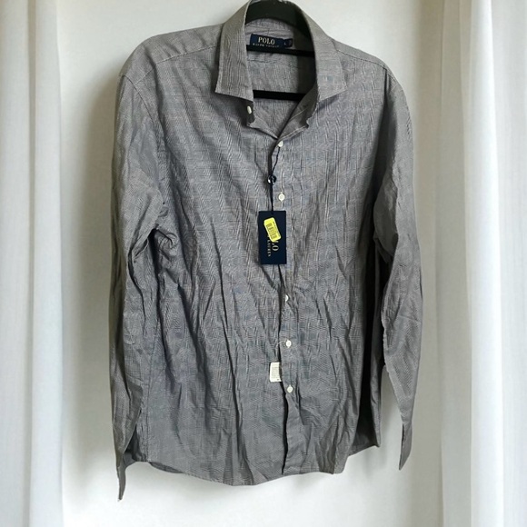 Polo Ralph Lauren NWT Plaid Long Sleeve Button Up Dress Shirt Size Large - Picture 3 of 4